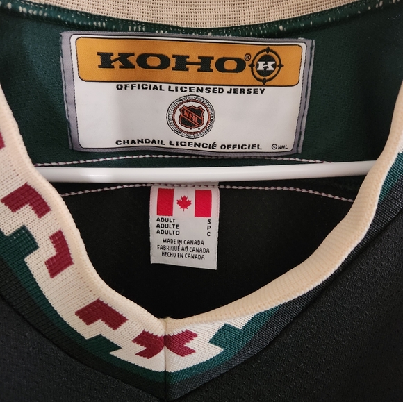 90s Koho NHL Phoenix Coyotes Kachina Black Hockey Jersey Mens size small - Picture 3 of 4
